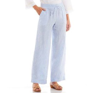 Tommy Bahama stripe linen pants